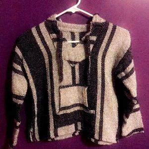 Boys Baja Hoodie Striped Sweatshirt/Pullover